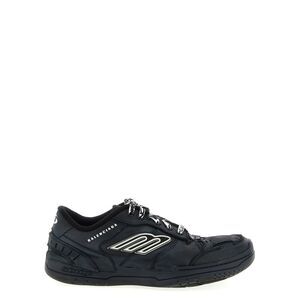 Balenciaga Black Calfskin Athletic Men's Sneakers